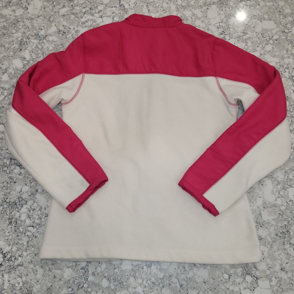 Disney Minnie Mouse Full Zip Fleece Pink  White Small/Medium - Picture 8 of 10